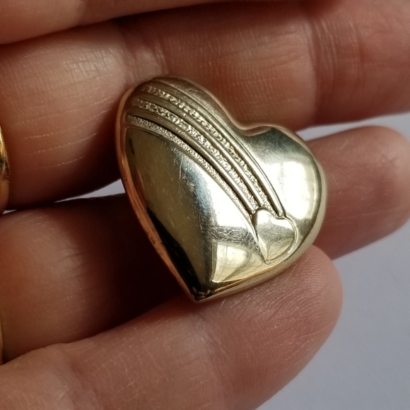 Vintage Variety Club heart brooch pin gold tone shooting star - Picture 3 of 10
